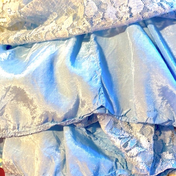 LACE dress Maxi Flare Full Sweep godets NWOT 22W Vtg style SALE - Picture 3 of 6